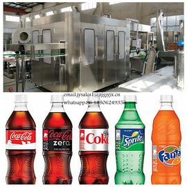 Automatic Carbonated Beverage Production Line / 3-In-1 Soft Drink Filling Machine