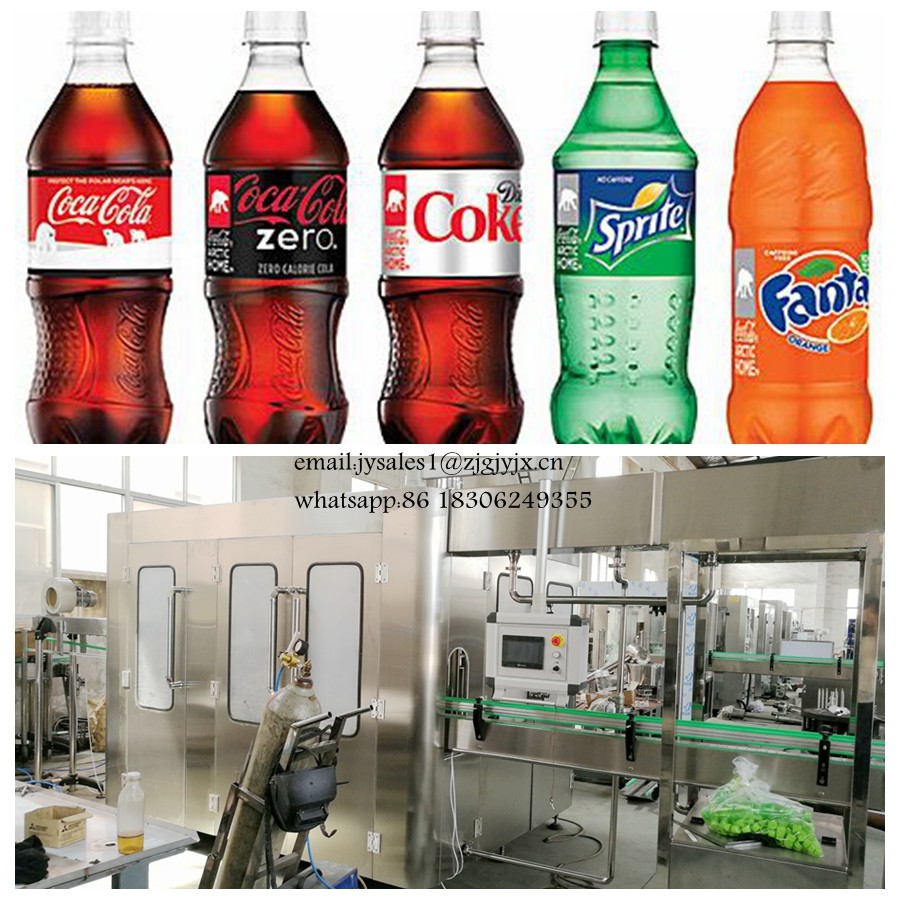 Complete Carbonated Drink Filling Machine , Energy Drink Production Line