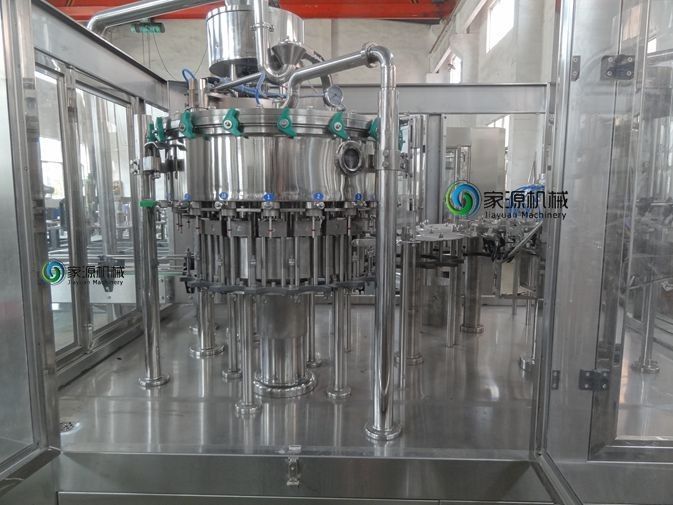은빛 백색 탄산 음료 음료 산업을 위한 자동적인 병 충전물 기계 1
